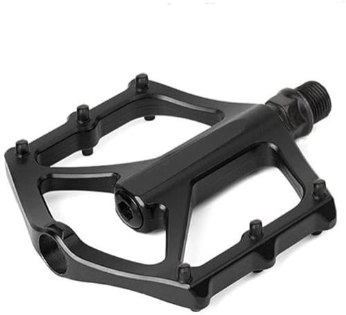 Mountain Bike Pedal : Bicycle Pedals, Mountain Bike Pedal, MTB Bike Pedals Aluminum Alloy Bicycle Pedals 3 Bearings Mountain Bike Pedals Bicycle Flat Pedals 9 / 16" Pedals Non-Slip Flat Pedals