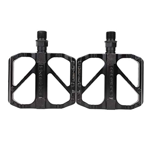 Mountain Bike Pedal : Bicycle Pedals Mountain Cycling Bike Pedals Aluminum Anti-Slip Durable with Sealed Bearing for Road Vehicles and Folding Bike (Color : A)