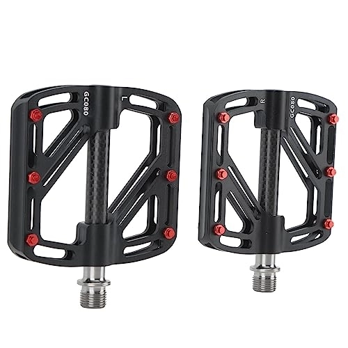 Mountain Bike Pedal : Bicycle Pedals, Non-slip 2pcs Lightweight Aluminum Alloy Durable Mountain Bike Pedal for Outdoor Use