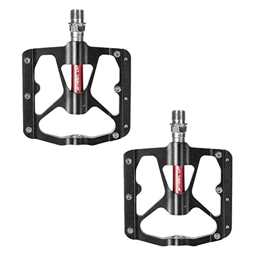 Mountain Bike Pedal : Bicycle Pedals, Non-Slip Durable Ultralight Aluminum Mountain Bike Flat Pedals, for 9 / 16 MTB BMX Road Bike Hybrid Pedals