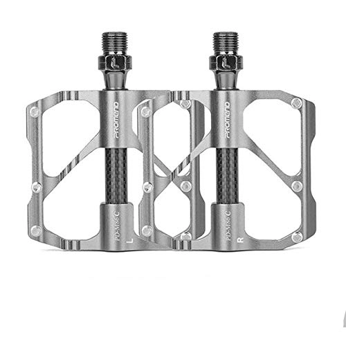 Mountain Bike Pedal : Bicycle Pedals Quick Release Mountain Bike Pedals Antislip Ultralight Road Bicycle Pedal Carbon Fiber 3 Bearing Pedal MTB Accessories