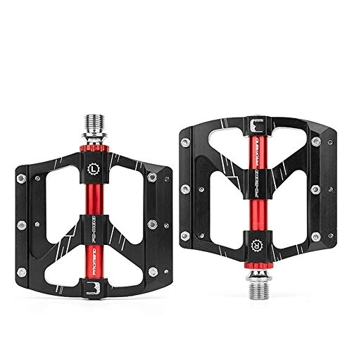 Mountain Bike Pedal : Bicycle Pedals Road Bike Mountain Bike Pedals Flat Pedal Non Slip Bicycle Pedals Wide Platform Pedals Wear Resistant And Non Rusty Aluminum Pedal For Mtb black, free size