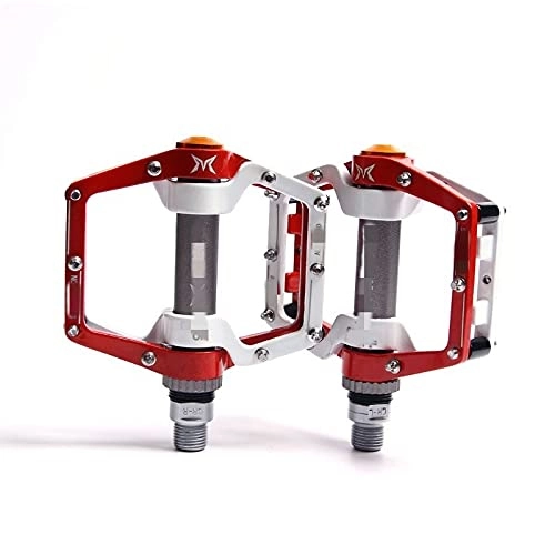 Mountain Bike Pedal : Bicycle Pedals Sealed Bearing Road Mountain Bike Product Alloy Cleats Ultralight Pedal Cycling Parts (Color : C)