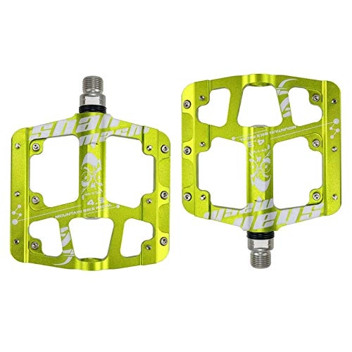 Mountain Bike Pedal : Bicycle Pedals Ultralight and Ultrathin 3 Bearings Nonslip Pedals Aluminum Alloy Mountain Bike MTB Anodizing Road Bicycle Pedal Mountain Bike
