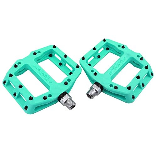 Mountain Bike Pedal : Bicycle Pedals Ultralight Pedal Plastic Pedals Bearing Mountain Bike MTB BMX Pedals Bicicleta Accessories (Sky blue)