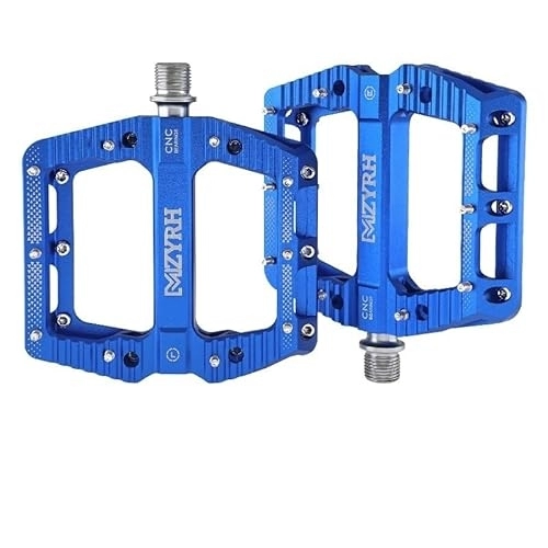 Mountain Bike Pedal : Bicycle Pedals With Reflector Waterproof Anti-slip Bicycle Pedals, For Road Bike Mountain Bike, Universal Bicycle Accessories (Color : MZ-327 blue)
