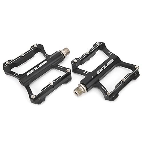 Mountain Bike Pedal : Bike Bearing Pedal, Road Bike Pedals Aluminum Alloy Durable Hollow Design Easy To Install for Mountain Bike