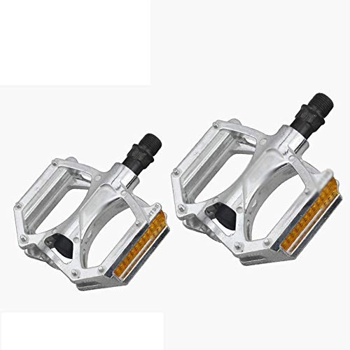 Mountain Bike Pedal : Bike Mountain Pedals, Anti-skid Nails On Both Sides Of The Pedals, Non-removable Non-skid Bicycle Pedals with Dual DU Axis System Rotating Smoothly
