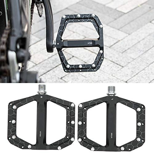 Mountain Bike Pedal : Bike Pedal, Aluminum Alloy Foot Bearing Pedal, Professional Pedal Tool for Folding Road Bicycle
