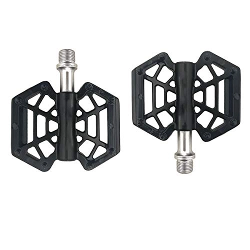 Mountain Bike Pedal : Bike Pedal, CNC Machined Magnesium Alloy Bicycle Pedals Flat Pedal, Sealed Bearings, for 9 / 16 Mountain MTB Road BMX Bikes Folding Bikes