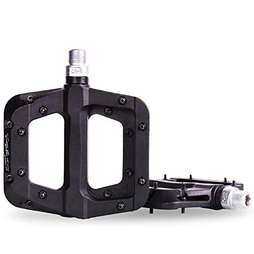 Mountain Bike Pedal : Bike Pedal Mountain Bike Pedals Aluminum Alloy 9 / 16" Bearing Cycling Pedals For Road Mountain Bike Durable Flat-Platform For Adults Wide Feet