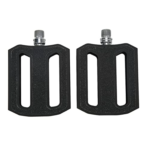 Mountain Bike Pedal : Bike Pedals, 1 Pair Anti Slip Lightweight Mountain Bicycle Pedals Aluminum Alloy Bearing Bike Pedals Black Replacement Cycling Accessories