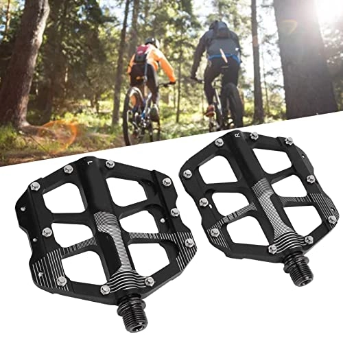 Mountain Bike Pedal : Bike Pedals, 1 Pair / set Non Slip Ultralight Bicycle Pedal 107mm Widen Tread 3 Bearing Bike Pedals Accessory
