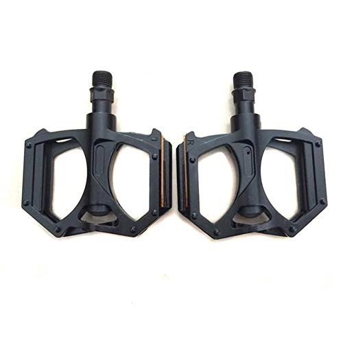Mountain Bike Pedal : Bike Pedals Aluminium And Steel Mountain Bike Bicycle Cycling Pedals, Bike Anti-slip Bearing Bike Accessories Pedal, For All Types The Bicycle Black 8x10cm(3x4inch)