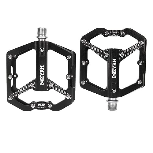 Mountain Bike Pedal : Bike Pedals Bicycle Pedal 3 Bearings Non-Slip MTB Pedals Aluminum Alloy Bike Pedals Applicable Waterproof Bike Accessories Mountain Bike Pedals (Color : 4)
