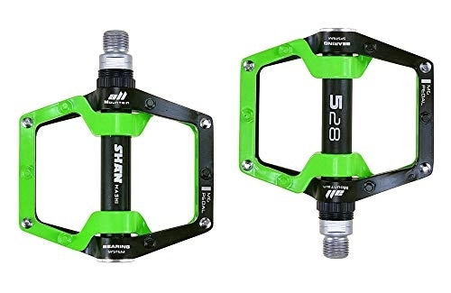Mountain Bike Pedal : Bike Pedals Bicycle Pedals Magnesium Aluminum Alloy Pedal MTB Road Bike Pedals 5 Colors Optional 400g / pair Mountain Bike Pedals (Color : Color 4)