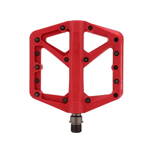 Mountain Bike Pedal : Bike Pedals Bicycle Pedals Ultralight MTB Road Bike Pedals Double Sided Anti Slip Pedals 9 / 16in Bearings Cycling Part Mountain Bike Pedals (Color : Red)