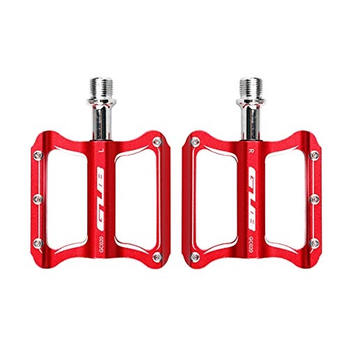 Mountain Bike Pedal : Bike Pedals CNC Aluminum Alloy Durable Fixed Gear with Sealed Bearings Axle for 9 / 16 MTB BMX Mountain Road Bike Hybrid Pedals