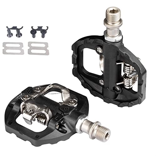 Mountain Bike Pedal : Bike Pedals, Cycling Bike Pedals MTB Bike Self-locking Pedal Nylon Bearing Mountain Clipless Bike Bicycle Cleats Pedal Bicycle Parts Mountain Bike Pedals (Color : MTB PD-F91)