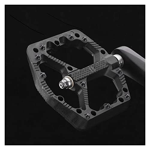 Mountain Bike Pedal : Bike Pedals, Cycling Bike Pedals Nylon Mountain Bike Pedal Palin Bicycle Pedal Bearing Riding Pedal Men's Bicycle Accessories Mountain Bike Pedals (Color : Black, Size : Code)