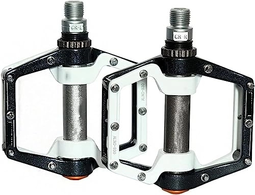Mountain Bike Pedal : Bike Pedals，Cycling Pedals， Mountain Bicycle Pedal Bike Pedal Flat Sealed Bearing Pedals Cycling Anti-Slip (Color : Svart, Size : 12.5x10x3.5cm)