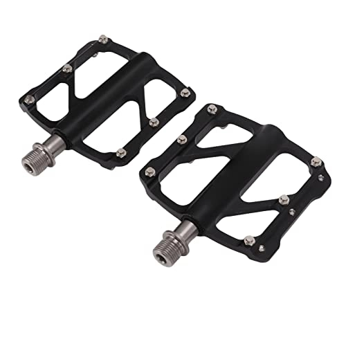 Mountain Bike Pedal : Bike Pedals, Flat Pedals Aluminum Body Professional High Strength Shaft for Mountain