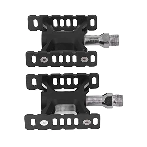 Mountain Bike Pedal : Bike Pedals, Flexible Widened Replacement Bicycle Pedals Rust Proof Lightweight Prevent Slip for Mountain Bikes(Black)