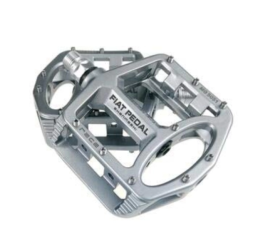 Mountain Bike Pedal : Bike Pedals Magnesium Alloy Road Bike Pedals Ultralight MTB Bearing Bicycle Pedal Bike Parts Accessories 8 Color Optional Mountain Bike Pedals (Color : Titanium color)