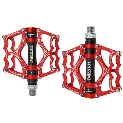 Mountain Bike Pedal : Bike Pedals Mountain Bike 3 Bearings Pedals MTB Bicycle Seald Bearing Aluminum Alloy Pedals Bicycle Accessories Mountain Bike Pedals (Color : 3)