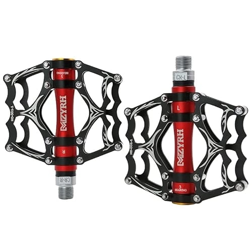 Mountain Bike Pedal : Bike Pedals Mountain Bike 3 Bearings Pedals MTB Bicycle Seald Bearing Aluminum Alloy Pedals Bicycle Accessories Mtb Pedals (Color : 1)