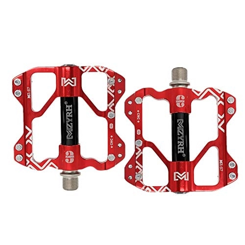Mountain Bike Pedal : Bike Pedals Mountain Bike Pedals Bicycle Accessories Bike Accesories Bicycle Pedals Bike Pedal Road Bike Pedals Cycle Accessories Flat Pedals red, free size