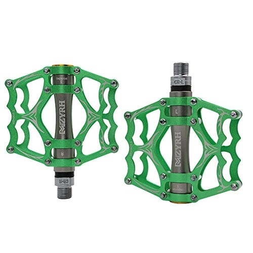 Mountain Bike Pedal : Bike Pedals Mtb Pedals Flat Pedals Cycling Accessories Bicycle Accessories Cycle Accessories Mountain Bike Accessories Bike Accessories green+gray, free size