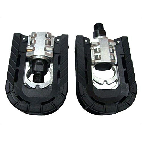 Mountain Bike Pedal : BIke Pedals Outdoor Bicycle Bike Foldable Two Sided Aluminum Alloy Bearing Pedals Mountain Bike Pedals
