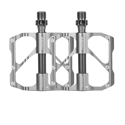 Mountain Bike Pedal : Bike Pedals Pedal Quick Release Road Bicycle Pedal Anti-slip Ultralight Mountain Bike Pedals Carbon Fiber 3 Bearings Pedale Mtb Pedals (Color : 2)