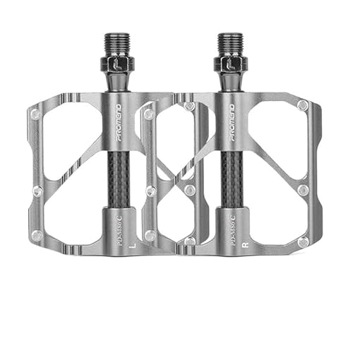 Mountain Bike Pedal : Bike Pedals Pedal Quick Release Road Bicycle Pedal Anti-slip Ultralight Mountain Bike Pedals Carbon Fiber 3 Bearings Pedale Mtb Pedals (Color : 2)