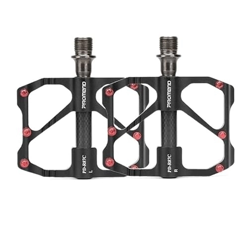 Mountain Bike Pedal : Bike Pedals Pedal Quick Release Road Bicycle Pedal Anti-slip Ultralight Mountain Bike Pedals Carbon Fiber 3 Bearings Pedale Mtb Pedals (Color : 4)