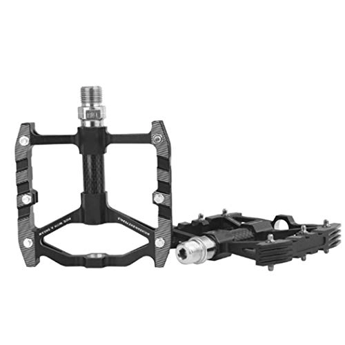 Mountain Bike Pedal : Bike Pedals Pedals Alloy Bicycle Pedals Carbon Fiber Tube Pedals Non-Slip and Ultra Sealed Bearings Platform for 9 / 16" MTB BMX Road Mountain Bike Cycle, Pair