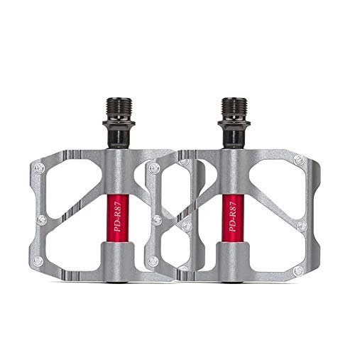 Mountain Bike Pedal : Bike Pedals Pedals Bike Accessories Mountain Bike Accessories Bike Accesories Cycle Accessories Cycling Accessories Bicycle Pedals Flat Pedals 87silver, free size