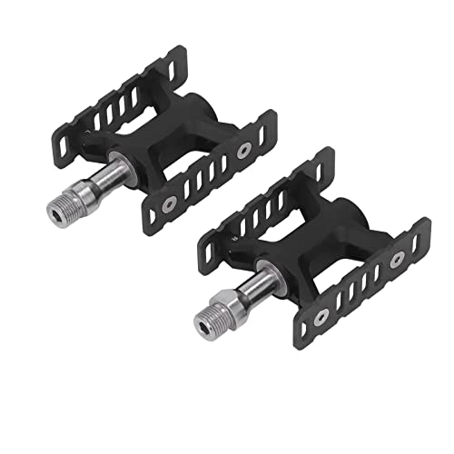 Mountain Bike Pedal : Bike Pedals, Replacement Bicycle Pedals Prevent Slip Labor Saving Rust Proof DU Bearing for Mountain Bikes(Black)