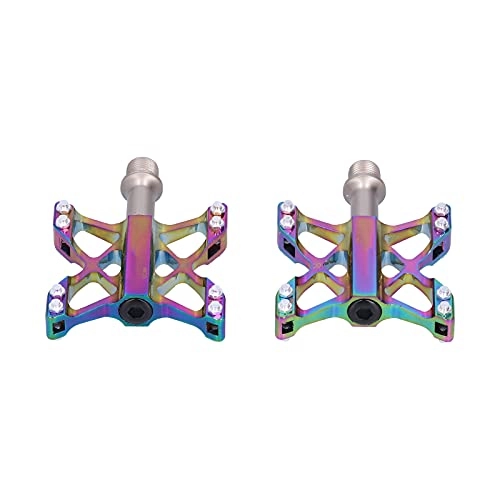 Mountain Bike Pedal : Bike Pedals, Road Bike Pedals Colorful for Outdoor for Bike