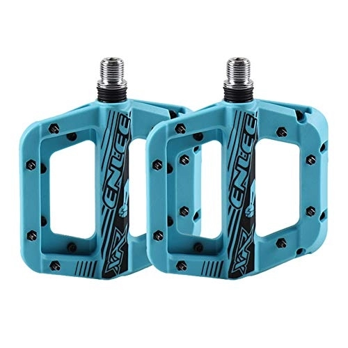 Mountain Bike Pedal : Bike Peddles Mountain Bike Pedals Bike Pedal Cycle Accessories Flat Pedals Road Bike Pedals Bike Accesories Bike Accessories blue, One Size