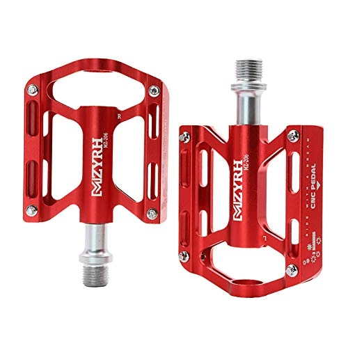 Mountain Bike Pedal : Bike Peddles Mtb Pedals Bike Accesories Bike Accessories Bike Pedal Mountain Bike Accessories Bicycle Pedals Flat Pedals Bmx Pedals red, free size