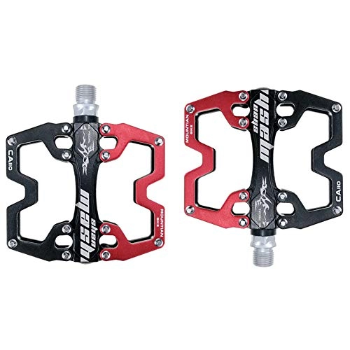 Mountain Bike Pedal : Bike Peddles Pedals Mountain Bike Accessories Bicycle Pedals Cycle Accessories Bicycle Accessories Flat Pedals Road Bike Pedals Bmx Pedals red, free size
