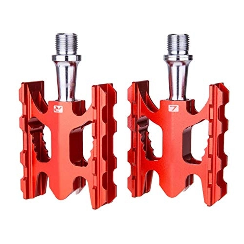 Mountain Bike Pedal : BIlinli 1 Pair Mountain Bike Pedals Ultra Strong Non-Slip Aluminum Alloy Bicycle Pedals