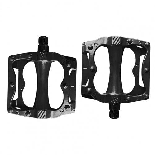 Mountain Bike Pedal : BINCIBH Road Bike Pedals, Bike Pedals 1 Pair Colourful Pedal Mountain Bike Road Cycle Aluminum Bicycle Parts For Outdoor Folding (Color : Black)
