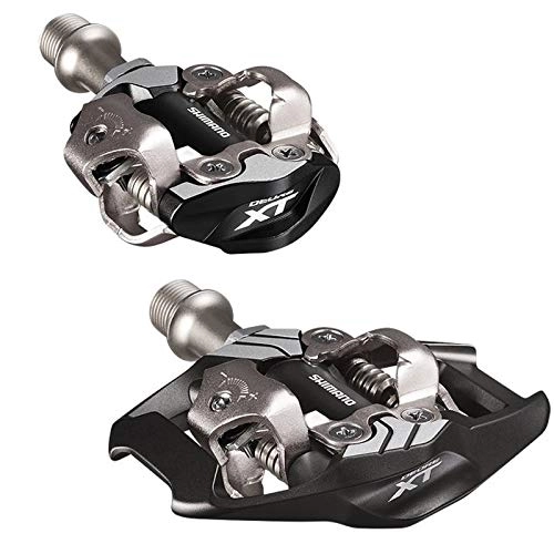 Mountain Bike Pedal : BL DEORE XT PD-M8000 m8020 Self-Locking SPD Pedals MTB Components Using for Bicycle Racing Mountain Bike Parts (Color : M8020 a pair)