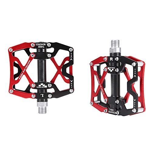 Mountain Bike Pedal : Blantye 1 Pair Aluminium Alloy Mountain Road Bike Lightweight Pedals Bicycle Replacement Part