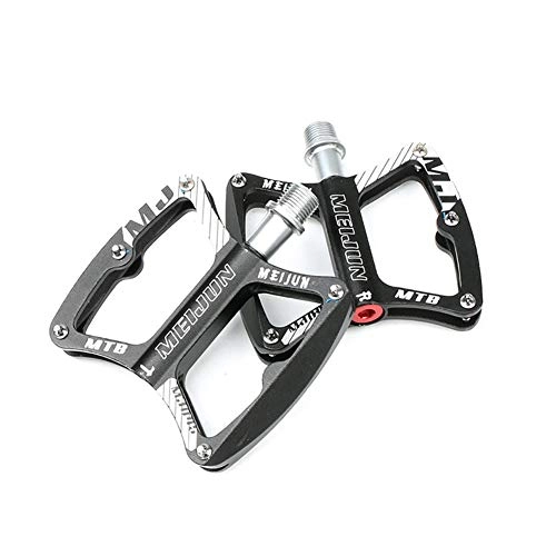 Mountain Bike Pedal : BLTX Bicycle Pedal Pedals for Bicycle Bicycle Pedal, Lightweight Aluminum Alloy Bearing Mountain Bike Pedal Anti-Slip Durable, Chrome-Molybdenum Steel Shaft Closed Bearing Multi-Function Pedal