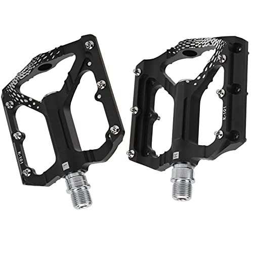 Mountain Bike Pedal : BOLORAMO Bike Bearing Pedal, Aluminum Alloy Bicycle Pedal Wear‑resisting More Lubricant with Fine Workship for Mountain Road Bike