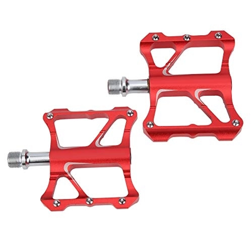 Mountain Bike Pedal : BOLORAMO GUB GC005 Bicycle Pedals, GUB GC005 Mountain Bike Pedals Lightweight and Better Performance Cycling More Grasp the Foot for MTB and Road Bike(red)